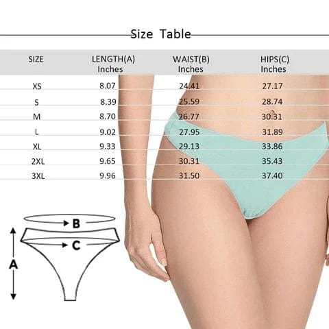 FacePajamas Mix Briefs Custom Face My Babe Couple Underwear Design Your Own Custom Underwear Unique Gift