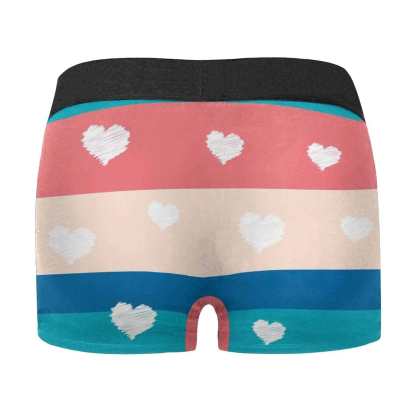 FacePajamas Mix Briefs Custom Face My Babe Couple Underwear Design Your Own Custom Underwear Unique Gift