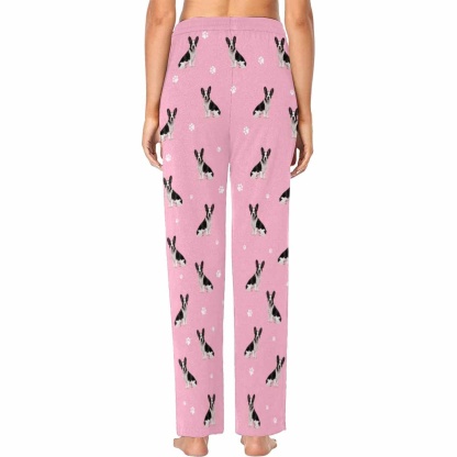 FacePajamas Custom Face Pajama Pants Dog Face Sleepwear for Women