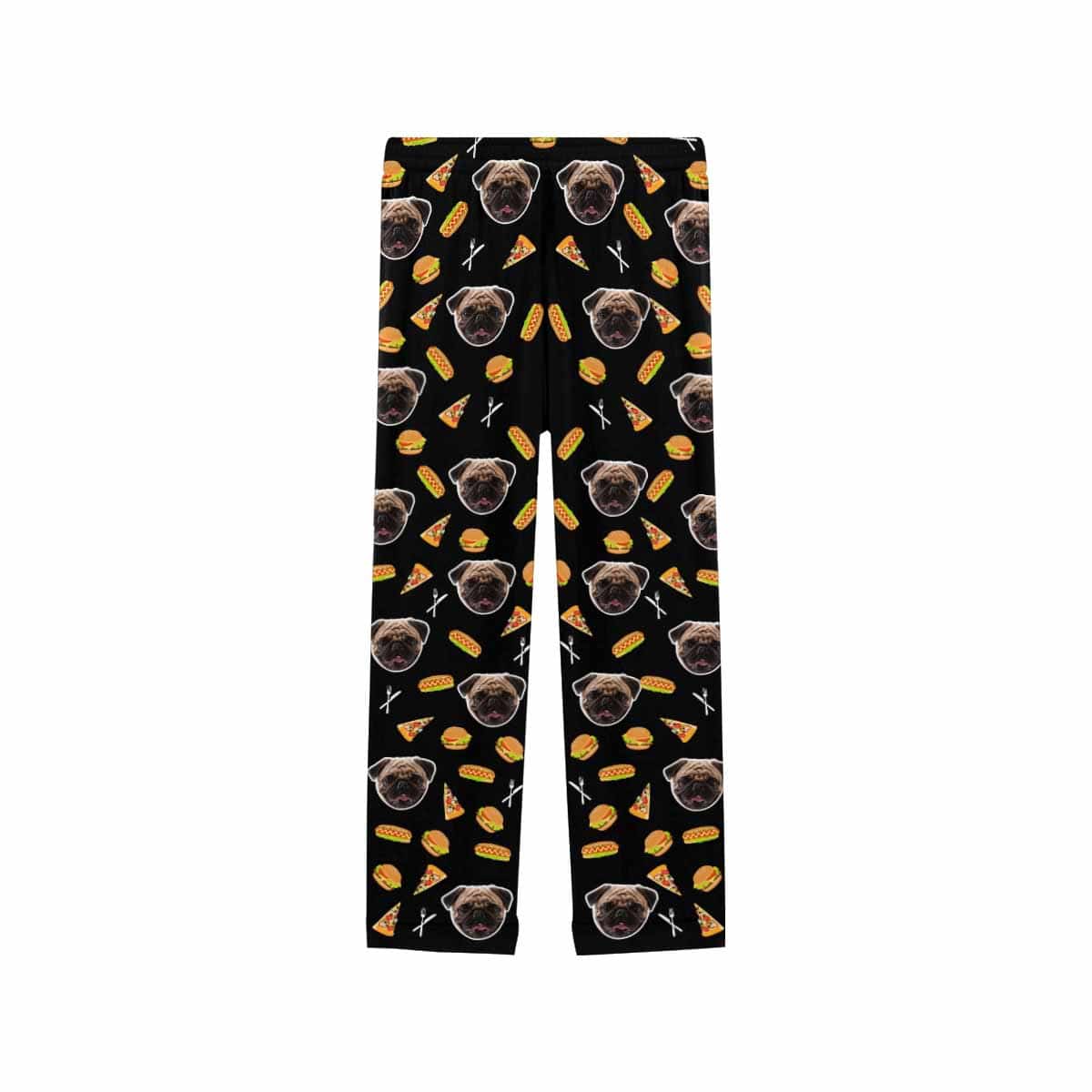 FacePajamas Pajama Pants Custom Face Pajama Pants Dog Face Sleepwear for Women