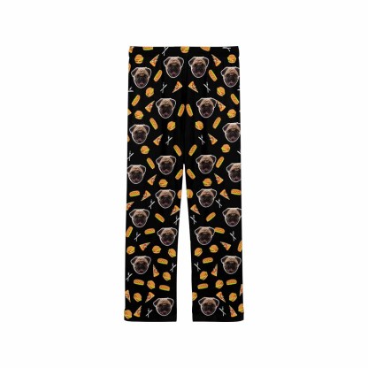 FacePajamas Custom Face Pajama Pants Dog Face Sleepwear for  Women