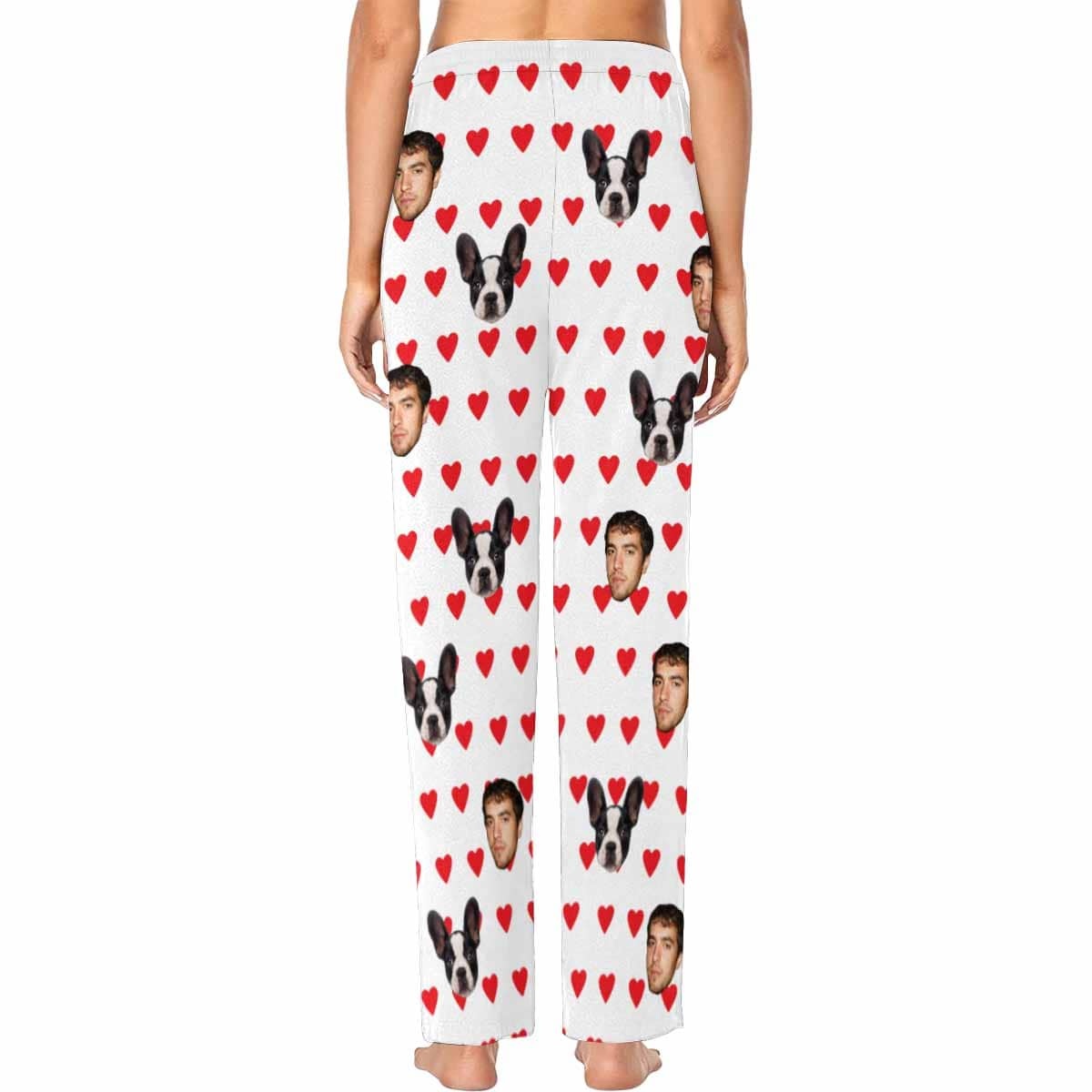 FacePajamas Pajama Pants Custom Face Pajama Pants Dog Face Sleepwear for Women & Man