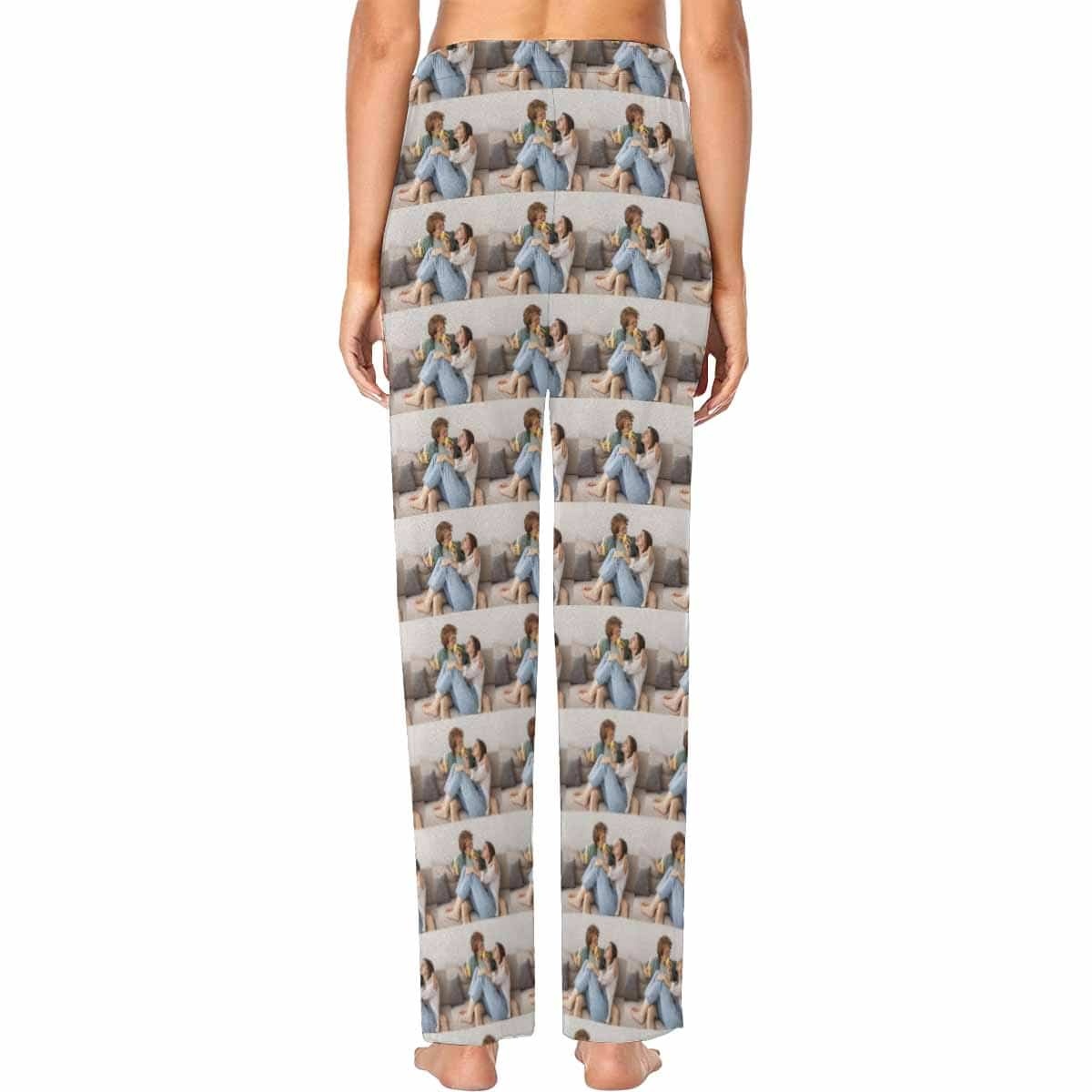 FacePajamas Custom Face Pajama Pants Stitching Photos Sleepwear for Women & Men