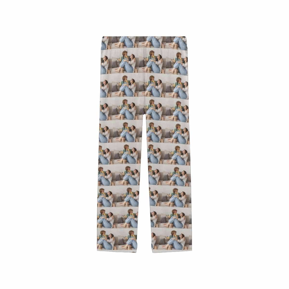 FacePajamas Custom Face Pajama Pants Stitching Photos Sleepwear for Women & Men