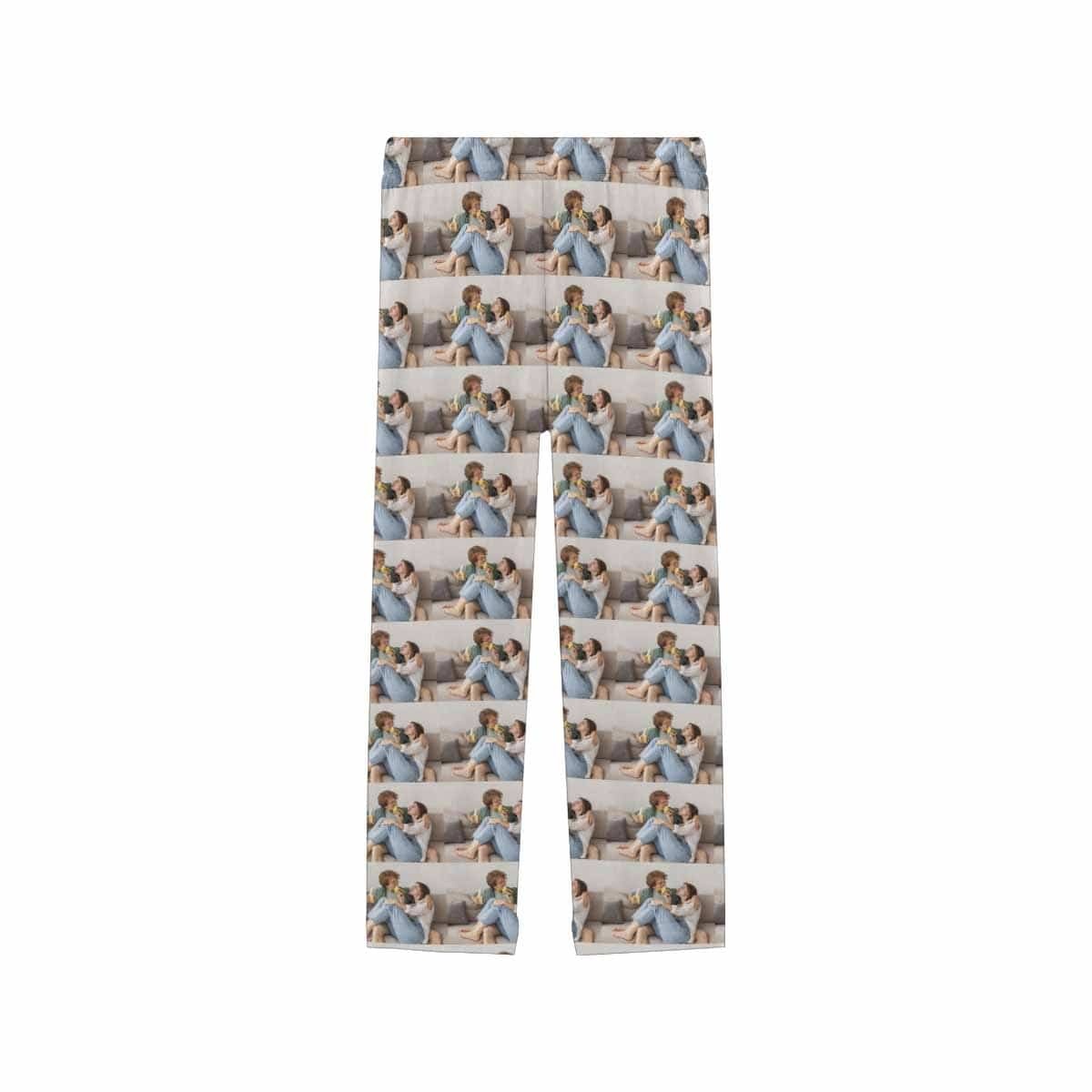 FacePajamas Custom Face Pajama Pants Stitching Photos Sleepwear for Women & Men
