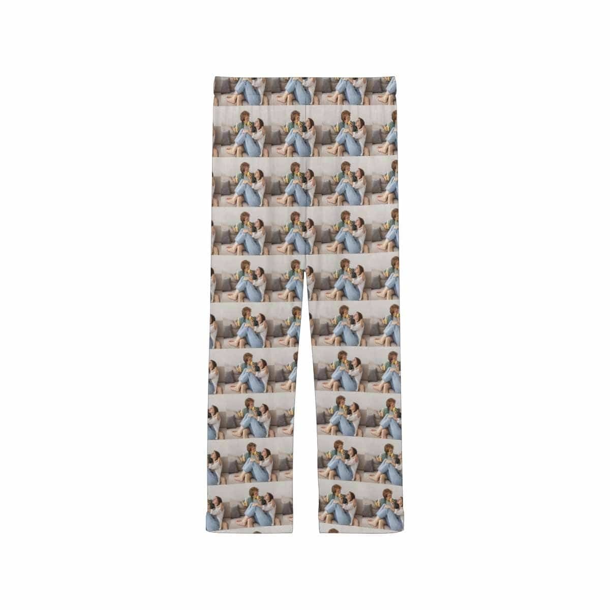 FacePajamas Custom Face Pajama Pants Stitching Photos Sleepwear for Women & Men