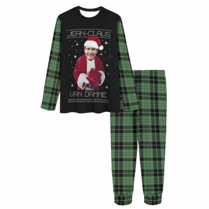 FacePajamas Custom Face Pajama Sets  Couple Face on Persoanlized Christmas Sleepwear for Women