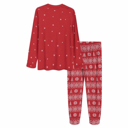 FacePajamas Custom Face Pajama Sets Personalized Christmas  Dog Face Sleepwear for Women