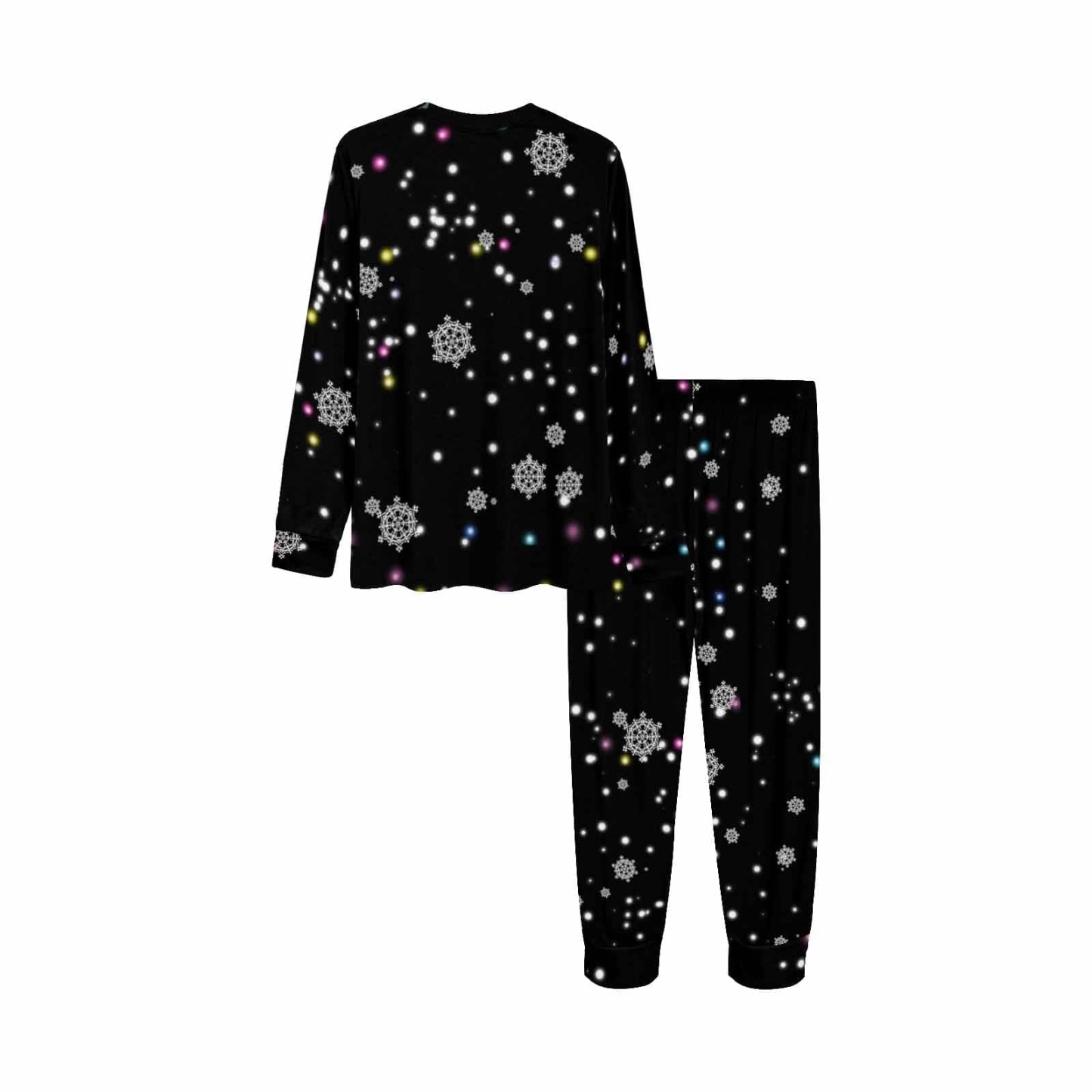 FacePajamas Kids Long Crew Neck Custom Face Pajamas Christmas Gift Socks Sleepwear Personalized Girls Long Sleeve Pajamas