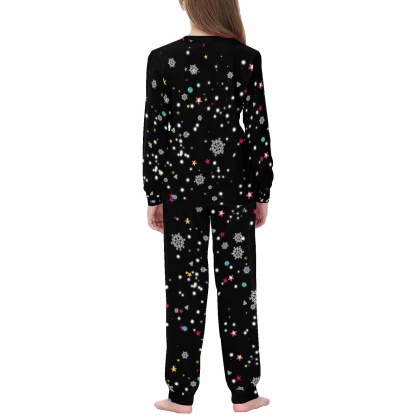 FacePajamas Family Pajamas Custom Face Pajamas Christmas Santa Claus Sleepwear Personalized Family Matching Long Sleeve Pajamas Set