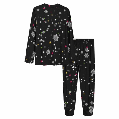 FacePajamas Family Pajamas Custom Face Pajamas Christmas Santa Claus Sleepwear Personalized Family Matching Long Sleeve Pajamas Set