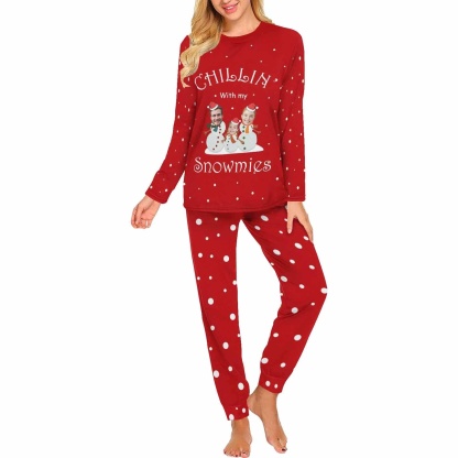 FacePajamas Pajama Sets Custom Face Pajamas Sets Christmas Personalized Family Sleepwear for Women