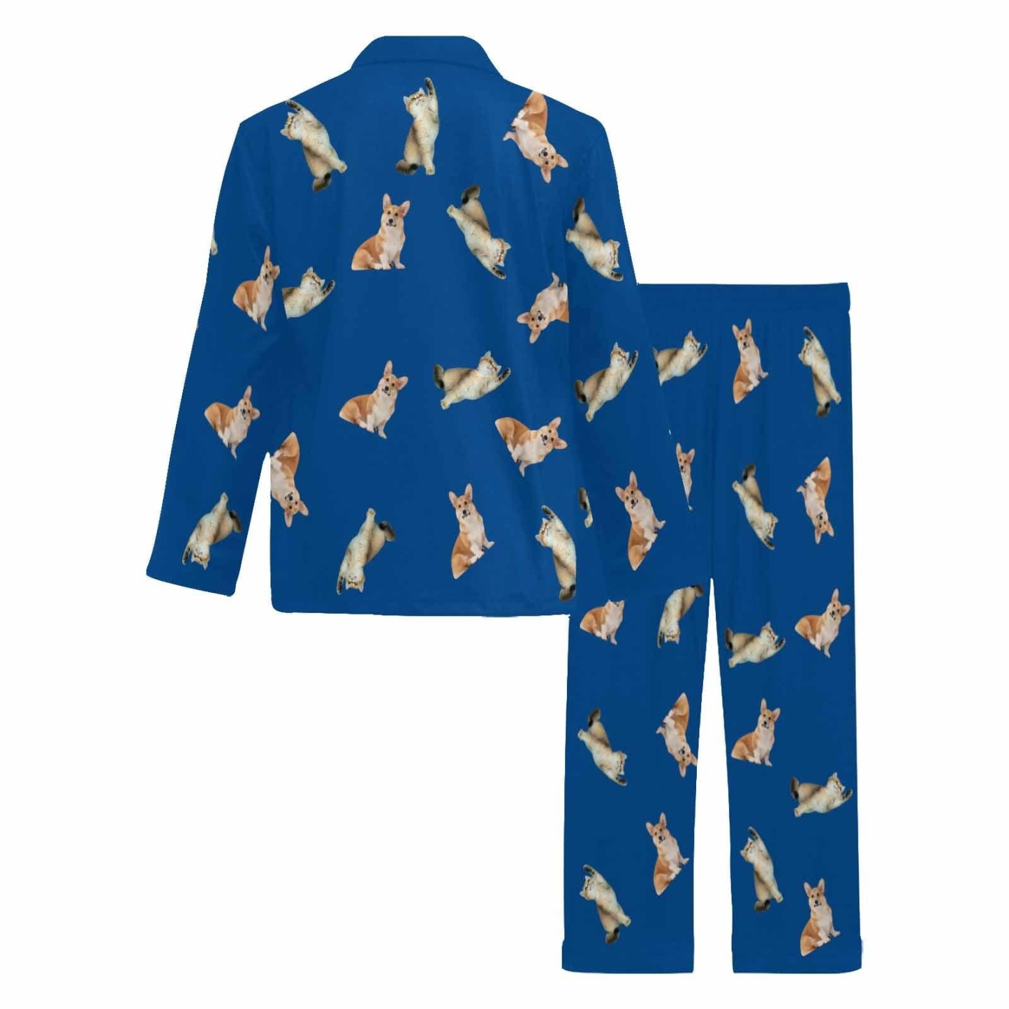 FacePajamas Pajama Custom Face Pet Dog Print Long Pajama Set&Grandma Grandpa Pajamas Personalized Photo Long Pajama Set Sleepwear
