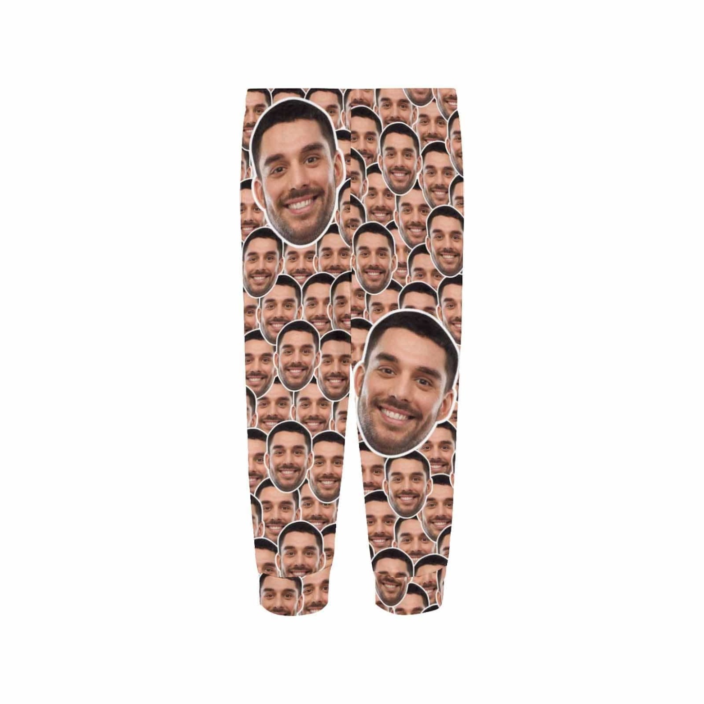 FacePajamas Pajama Shirt&Pants Custom Face Seamless Long Pajama Shirt&Pants Personalized Women's Slumber Party Sleepwear