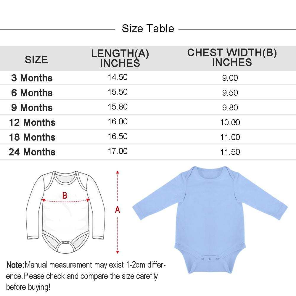 FacePajamas Baby Pajama Custom Face Halloween Gift Bubble Romper Personalized Triangular Baby Jumpsuit Bubble
