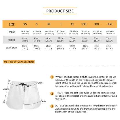 FacePajamas Pajama Pants Custom Face Women's Pajama Shorts Personalized White Heart Sleepwear Shorts