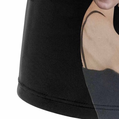 FacePajamas Men Underwear Custom Face Working Day Men's Boxer Brief With Custom Waistband Print your Own Personalized Underwear for Him