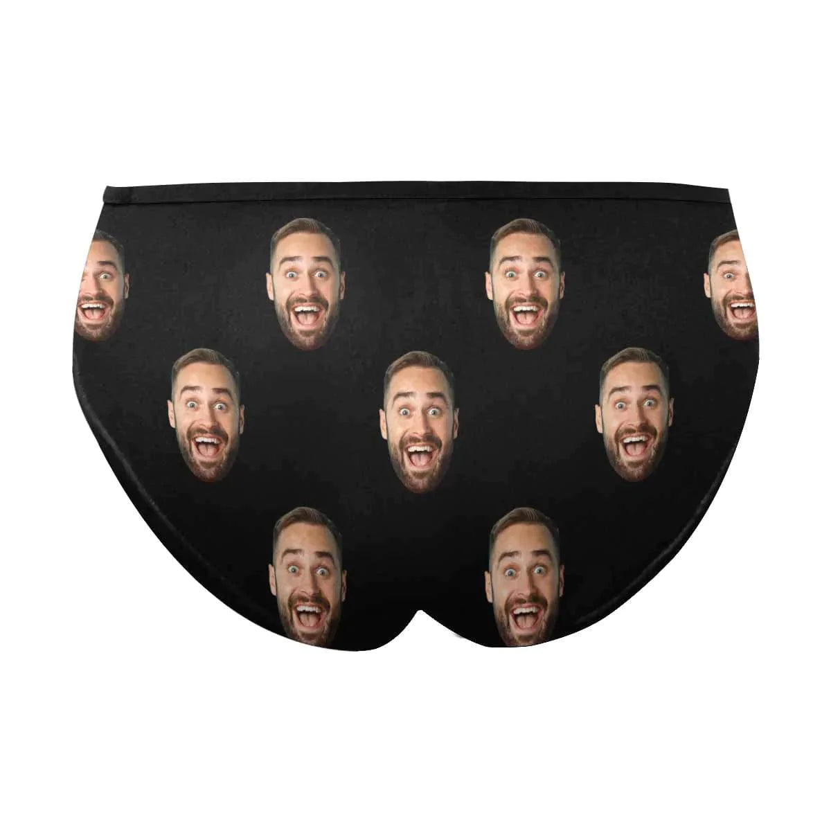 FacePajamas Women Underwear Custom Men's Face Underwear Personalized Girlfriend Face Women's High-cut Briefs Valentine's Gift for Girlfriend or Wife