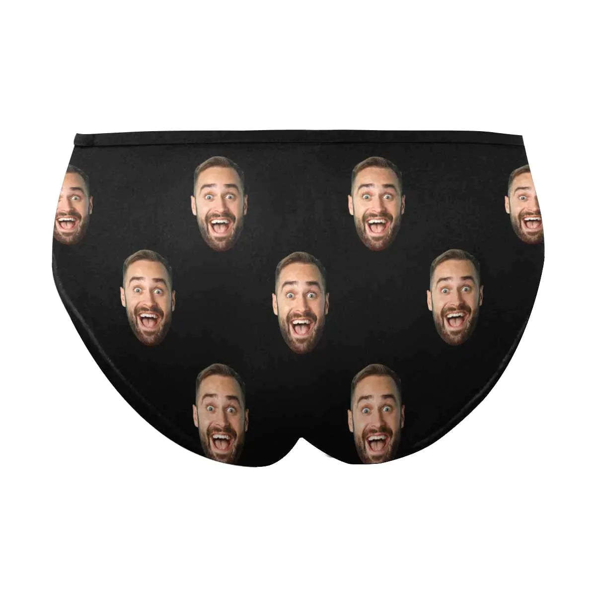 FacePajamas Women Underwear Custom Men's Face Underwear Personalized Girlfriend Face Women's High-cut Briefs Valentine's Gift for Girlfriend or Wife