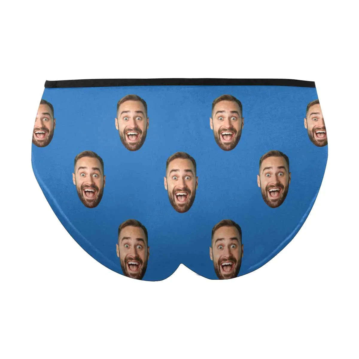 FacePajamas Women Underwear Custom Men's Face Underwear Personalized Girlfriend Face Women's High-cut Briefs Valentine's Gift for Girlfriend or Wife