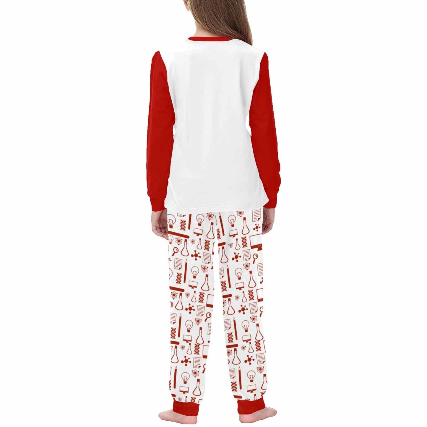 FacePajamas pajama Custom Name Car Red Boys Pajamas Kids Sleepwear Girls Pjs Personalized Kids Long Sleeve Pajamas Set