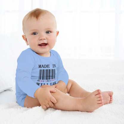 FacePajamas Baby Pajama Custom Name&Date Infant Bodysuit One Piece Jumpsuit Personalized Long Sleeve Rompers Baby Clothes