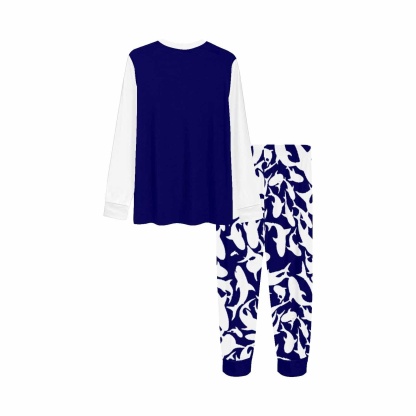 FacePajamas pajama Custom Name Dolphin Boys Pajamas Kids Sleepwear Girls Pjs Personalized Kids Long Sleeve Pajamas Set