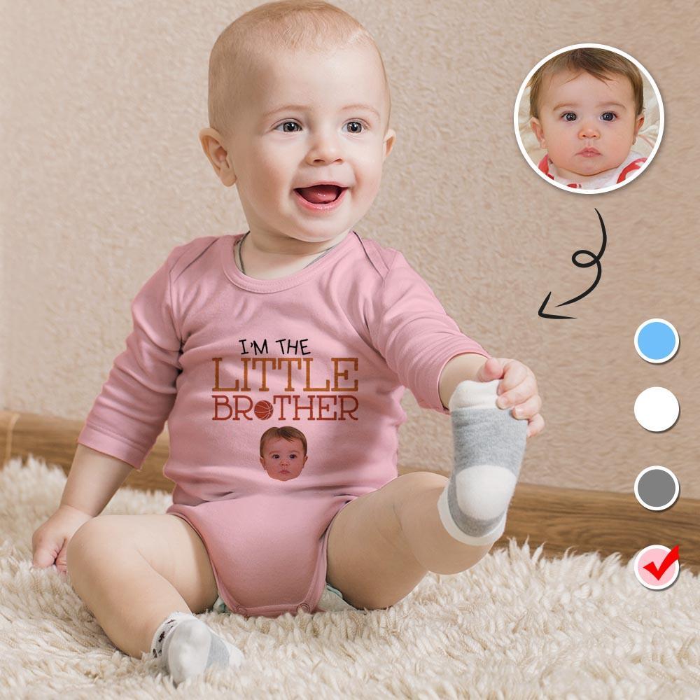 FacePajamas Baby Pajama Custom Photo Newborn Infant Bodysuit One Piece Jumpsuit Personalized Long Sleeve Rompers Baby Clothes