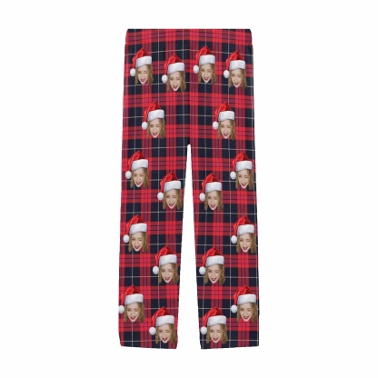 FacePajamas Custom Photo Pajamas Pants  Picture Sleepwear for Men