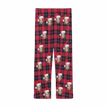 FacePajamas Custom Photo Pajamas Pants  Picture Sleepwear for Men