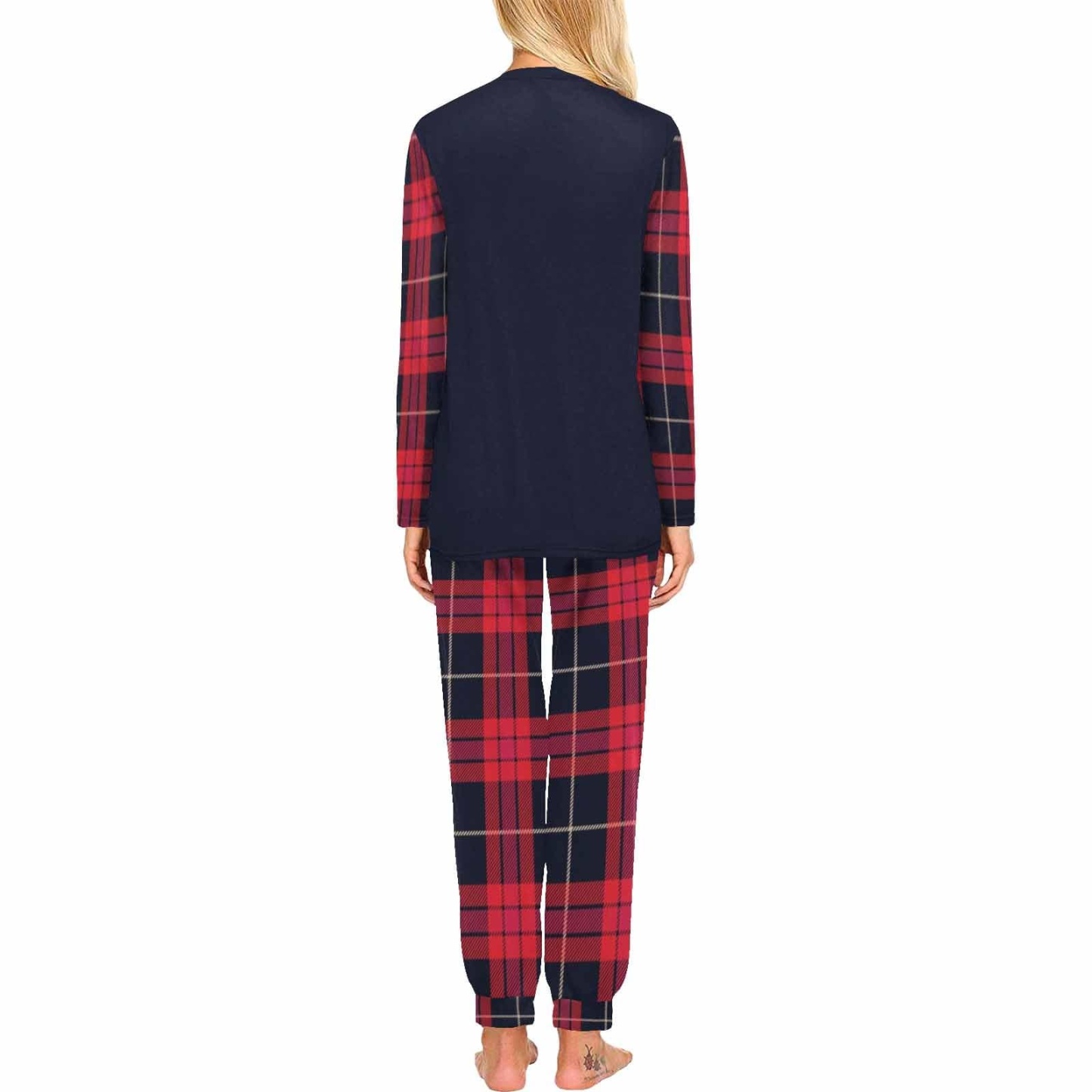 FacePajamas Custom Print Pajama Sets Face on Persoanlized Christmas Sleepwear for Women