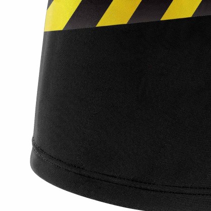 FacePajamas Men Underwear Custom Waistband Boxer Briefs Can Not Cross Personalized Photo Design Funny Underwear for Him