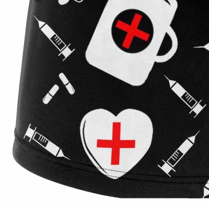 FacePajamas Men Underwear Custom Waistband Boxer Briefs Men's Personalized You May Feel A Little Prick Underwear with Custom Text
