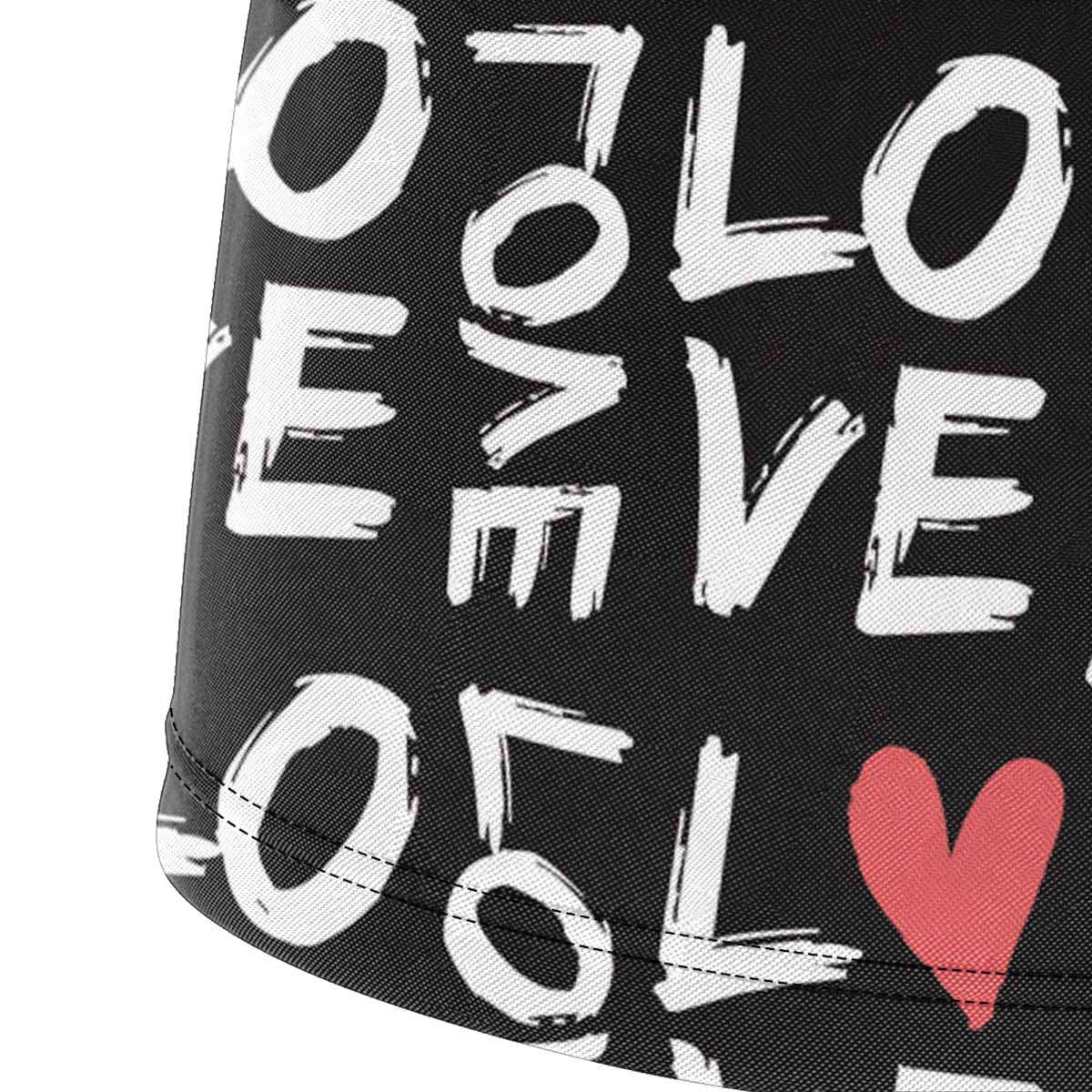 FacePajamas Men Underwear Custom Waistband Boxer Briefs Our Love Story Personalized Photo&Text Design Funny Underwear for Men Gift