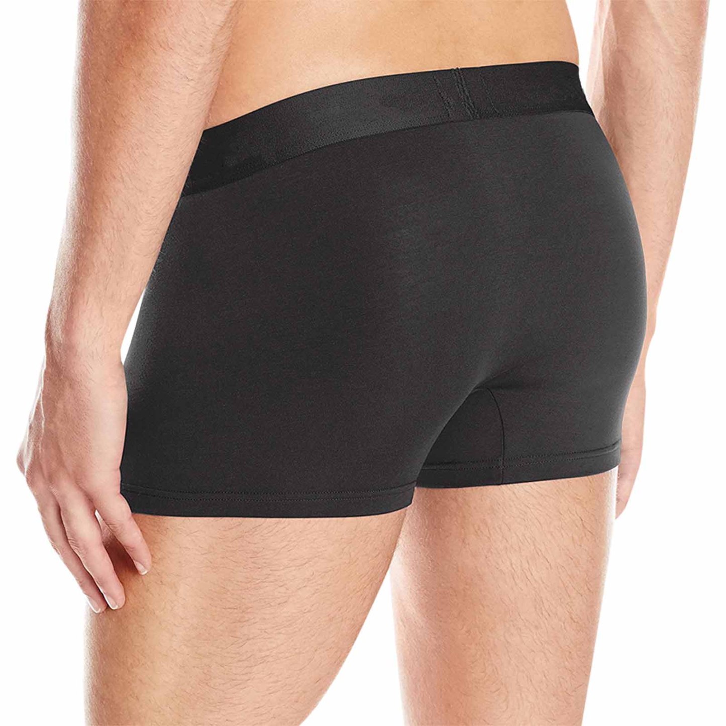 FacePajamas Men Underwear Custom Waistband Boxer Briefs Personalized Bigger Than You Thought Underwear with Custom Text