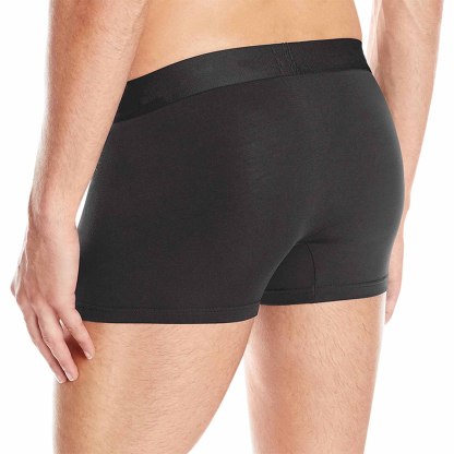 FacePajamas Men Underwear Custom Waistband Boxer Briefs Personalized Bigger Than You Thought Underwear with Custom Text