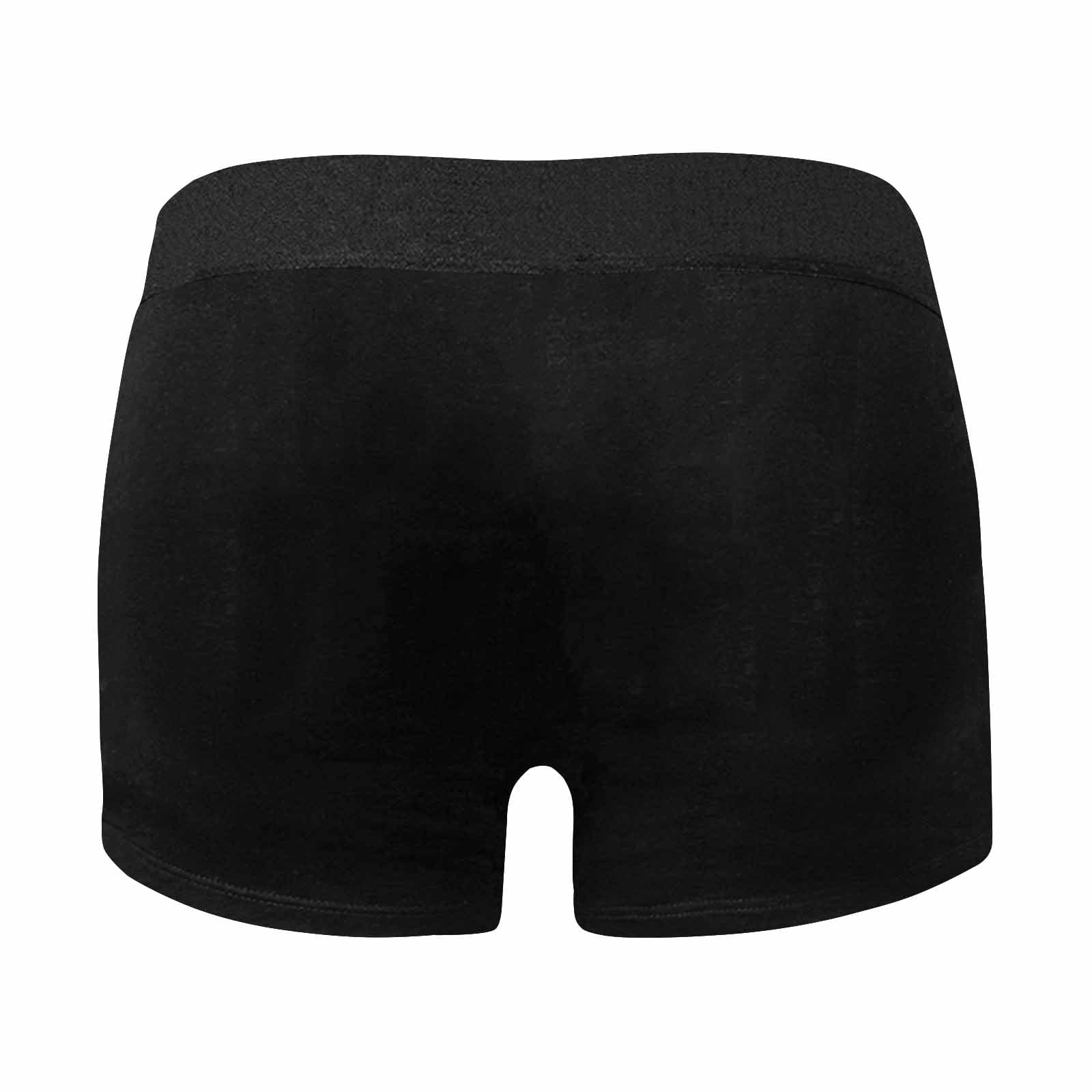 FacePajamas Men Underwear Custom Waistband Boxer Briefs Personalized Rub My Balls Underwear with Custom Text