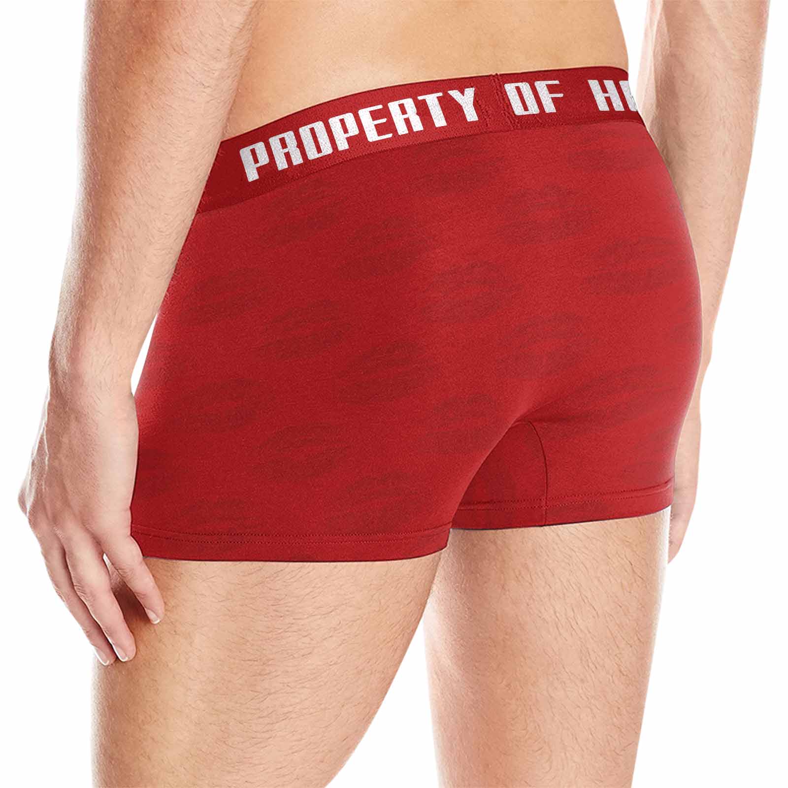 FacePajamas Men Underwear Custom Waistband Boxer Briefs Personalized You Turn Me On Underwear with Custom Name&Text for Men