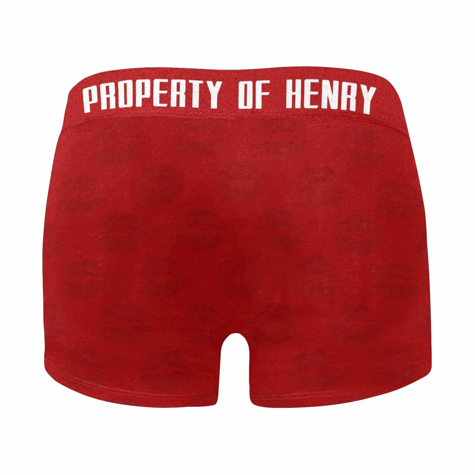 FacePajamas Men Underwear Custom Waistband Boxer Briefs Personalized You Turn Me On Underwear with Custom Name&Text for Men