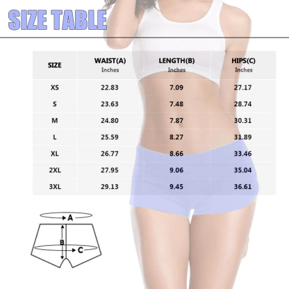 FacePajamas Mix Women Underwear Custom Women's Underwear Design Your Image Personalized Intimate Apparel Photo Booty Thongs Panties For Valentine's Day Gift