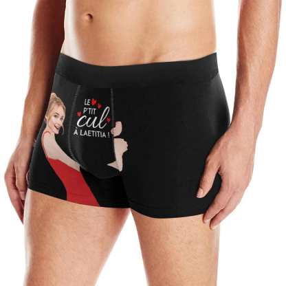 FacePajamas Mix Briefs For Men / XS Custom Couple Matching Lingerie Briefs LE P'TIT cut À laetitia Personalized Face Underwear For Couple Gifts Made for Your Gift