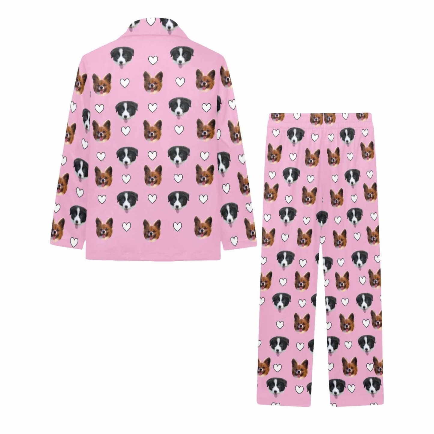 FacePajamas Kids Pajama Kid's Pajamas Custom Sleepwear with Pet Dog Face Personalized Pajama Set For Boys&Girls 2-15Y