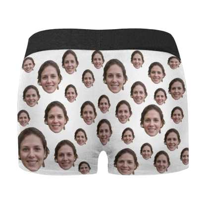 FacePajamas Underwear Made in USA Custom Boxers Personalized Underwear with Face World's Greatest Cock Custom Men's Boxer Briefs