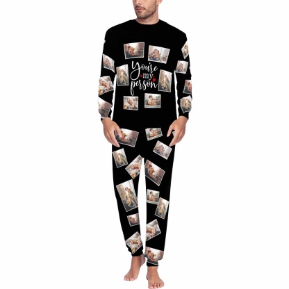 FacePajamas Pajama Men / S Custom Photo My Person Sleepwear Personalized Slumber Party Couple Matching Pajamas
