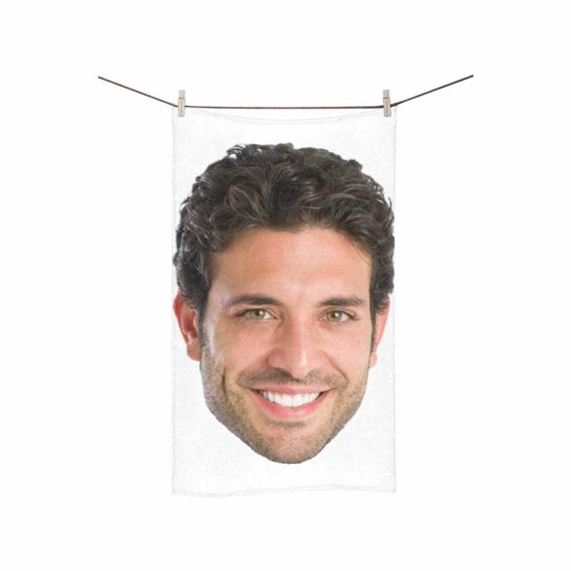 FacePajamas Towel One Size Custom Big Face Photo Towel