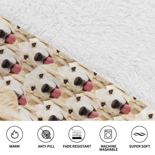 FacePajamas Pajama One Size Custom Dog's Face Seamless Kids Hooded Pajama Fleece Loungewear