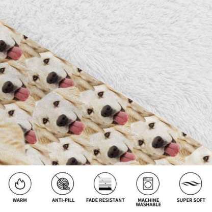 FacePajamas Pajama One Size Custom Dog's Face Seamless Kids Hooded Pajama Fleece Loungewear