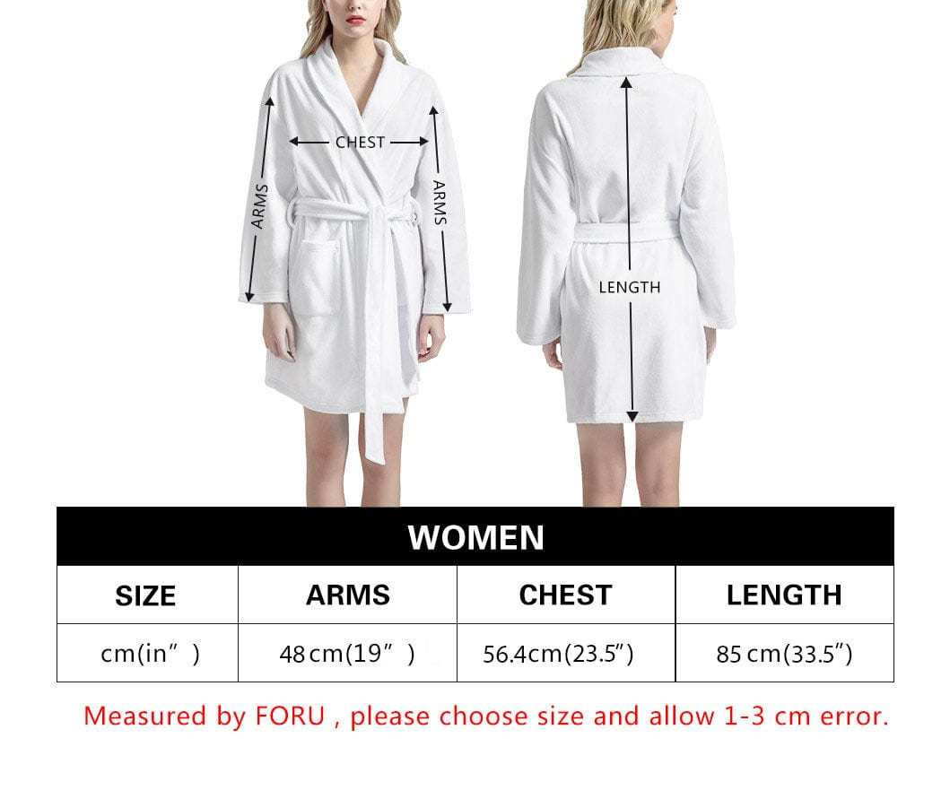 FacePajamas Pajama Bathrobe-2ML-ZD one size Custom Face Love Heart Women's Summer Bathrobe Gifts for Her