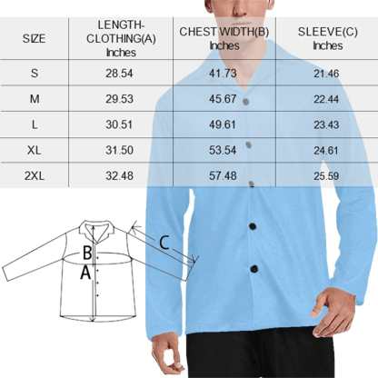 FacePajamas Pajama Shirt&Pants Pajama Shirt&Pajama Pants-Custom Face Pajamas USA Flag Men's Sleepwear Personalized Photo Men's V-Neck Long Sleeve Pajama Set