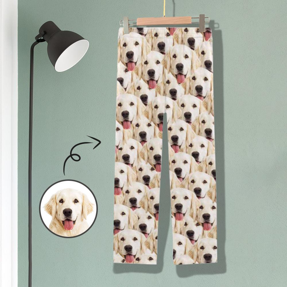 FacePajamas Pajama Pants / XS Custom Face My Lovely Dog Women's Long Sleeve Pajama Set Pajama Top&Pajama Bottom